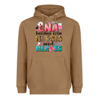 Toasted Coconut Western CNA Because Nurses Need Heroes Heavyweight Hoodie - LillyAllenDesigns