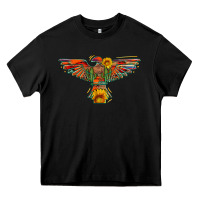 Black thunderbird  wild soul with sunflower serape aztec Heavy Core Tee - Artiststas