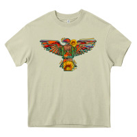 Mossy thunderbird  wild soul with sunflower serape aztec Heavy Core Tee - Artiststas
