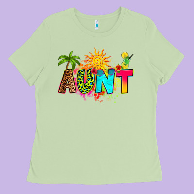 Ladies Tee summer aunt