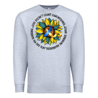 Heather Grey down syndrome Premium Sweatshirt - Artiststas