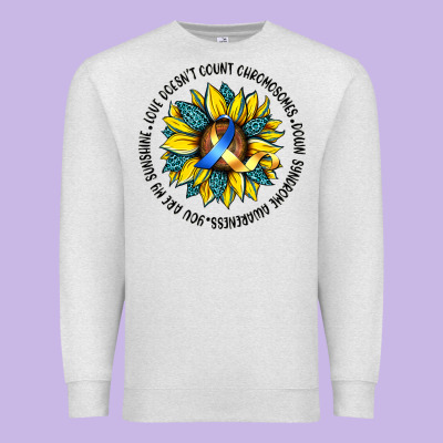 Down Syndrome Premium Sweatshirt Designed By Artiststas