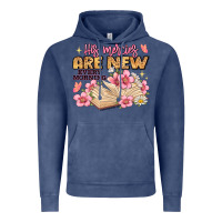 Vintage Denim his mercies are new every morning lamentations 3 2 Vintage Hoodie - JahusDesignShop