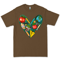 Cacao teacher  heart Premium Tee - texasbilliewilder