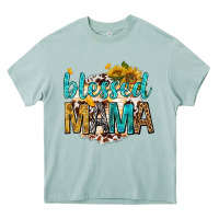 Blessed Mama With Sunflowers Heavy Core Tee | Teevron