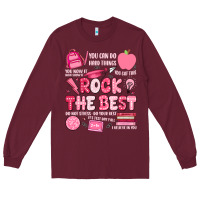 Burgundy rock the best Long Sleeve Tee - JahusDesignShop