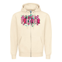 Sandshell I am a previvor Zipper Hoodie - NancyCooperArtShop