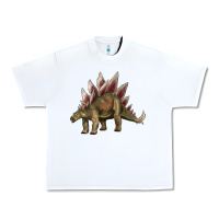 White dinosaur stegosaurus Urban Heavy Tee - Artiststas