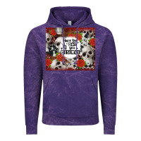 Cloud Purple have the day you deserve skull and rose Vintage Hoodie - JahusDesignShop