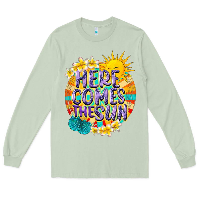 Here Comes The Sun Long Sleeve Tee by NancyCooperArtShop | Teevron