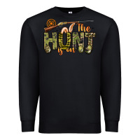 Black the hunt is on Premium Sweatshirt - Artiststas