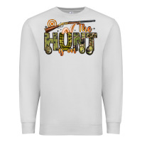 Dove Grey the hunt is on Premium Sweatshirt - Artiststas