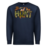 Navy the hunt is on Premium Sweatshirt - Artiststas