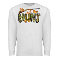 Oatmeal Heather the hunt is on Premium Sweatshirt - Artiststas