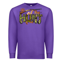 Purple the hunt is on Premium Sweatshirt - Artiststas