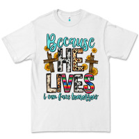 White because he lives i can face tomorrow Premium Tee - Zillion Design Studio