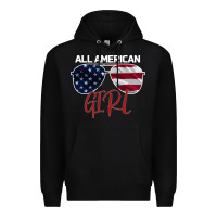 Black All American Girl Premium Hoodie - Bettercallsaul