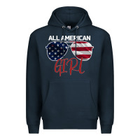 Navy All American Girl Premium Hoodie - Bettercallsaul