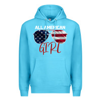 Ocean Blue All American Girl Premium Hoodie - Bettercallsaul