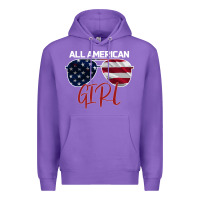 Purple All American Girl Premium Hoodie - Bettercallsaul