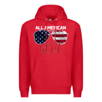 Red All American Girl Premium Hoodie - Bettercallsaul
