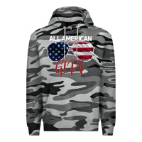 Slate Camo All American Girl Premium Hoodie - Bettercallsaul