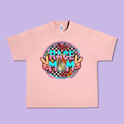 Race Mom Urban Heavy Tee Designed By Adodesignshop