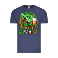 Vintage Denim one lucky  cowboy with hat and boots Vintage Tee - AdoDesignShop