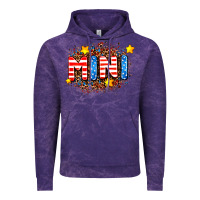 Cloud Purple usa mini  leopard background Vintage Hoodie - AdoDesignShop