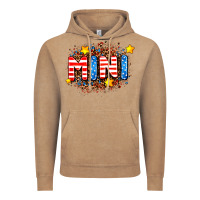 Vintage Coffee usa mini  leopard background Vintage Hoodie - AdoDesignShop