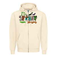 Sandshell it's spooky season Zipper Hoodie - NancyCooperArtShop