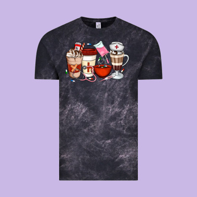 Nurse Coffee Cups Vintage Tee Designed By Artiststas