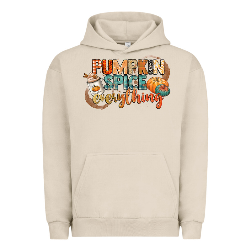 Pumpkin Spice Everything Urban Hoodie by CowGirlArtShop | Teevron