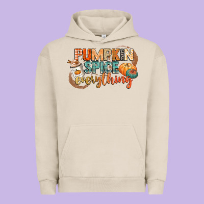 Pumpkin Spice Everything Urban Hoodie Designed By Cowgirlartshop
