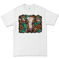 White Christmas background baby calf Premium Tee - BarkalooDesign