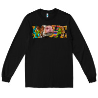Black Western Love Simmental Cow Long Sleeve Tee - LillyAllenDesigns