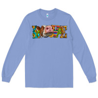 Colony Blue Western Love Simmental Cow Long Sleeve Tee - LillyAllenDesigns