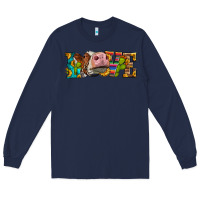 Navy Western Love Simmental Cow Long Sleeve Tee - LillyAllenDesigns