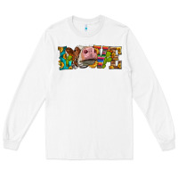 White Western Love Simmental Cow Long Sleeve Tee - LillyAllenDesigns