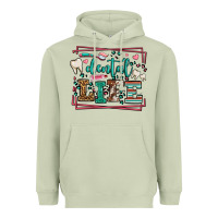 Matcha Dental life leopard frame Heavyweight Hoodie - LillyAllenDesigns