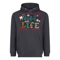 Smoke Dental life leopard frame Heavyweight Hoodie - LillyAllenDesigns