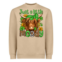 Mushroom just a little moody st patricks day Heavyweight Sweatshirt - Jasminsmagicworld