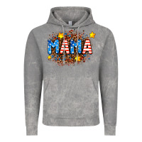 Cloud Rock usa Mama  leopard background Vintage Hoodie - AdoDesignShop