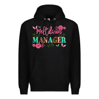 Black meltdown manager Premium Hoodie - JahusDesignShop