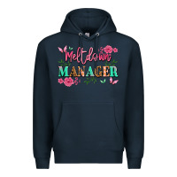 Navy meltdown manager Premium Hoodie - JahusDesignShop