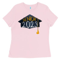 Bubblegum Pink senior 2023 graduation Ladies Tee - RanaPortraitStore