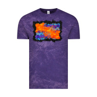 Cloud Purple halloween bat background Vintage Tee - BundleAndBundleShop