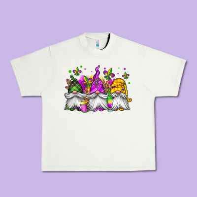 Mardi Gras Gnomes Urban Heavy Tee Designed By Jasminsmagicworld