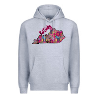 Heather Grey Pink Kentucky Premium Hoodie - Bettercallsaul