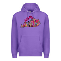 Purple Pink Kentucky Premium Hoodie - Bettercallsaul
